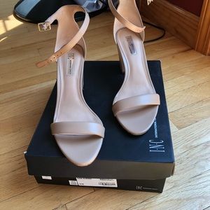 INC kivah block heel sandals